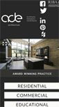 Mobile Screenshot of ade-architecture.co.uk