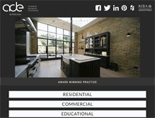 Tablet Screenshot of ade-architecture.co.uk
